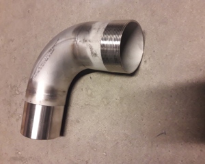 Hose unit 2½" 90° external thread SST